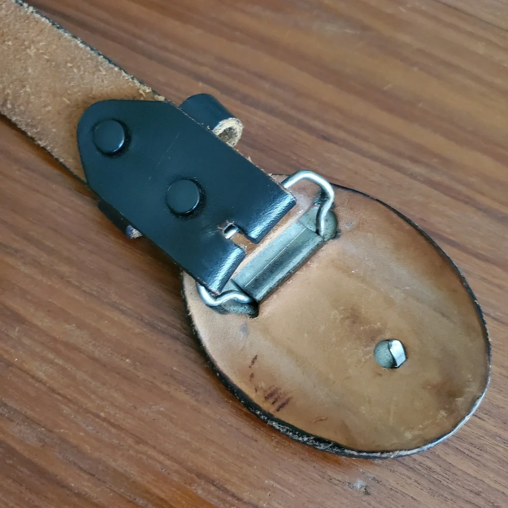 Vintage Western Style Leather belt xl - Picture 4 of 10
